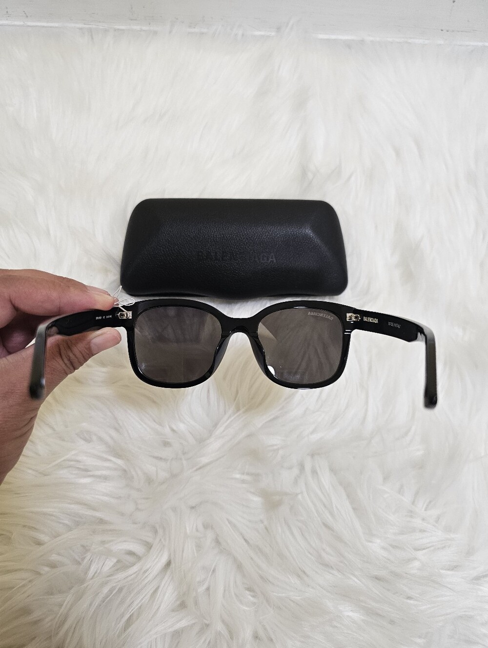 Balenciaga 52mm Polarized Square Sunglasses - Picture 5 of 14